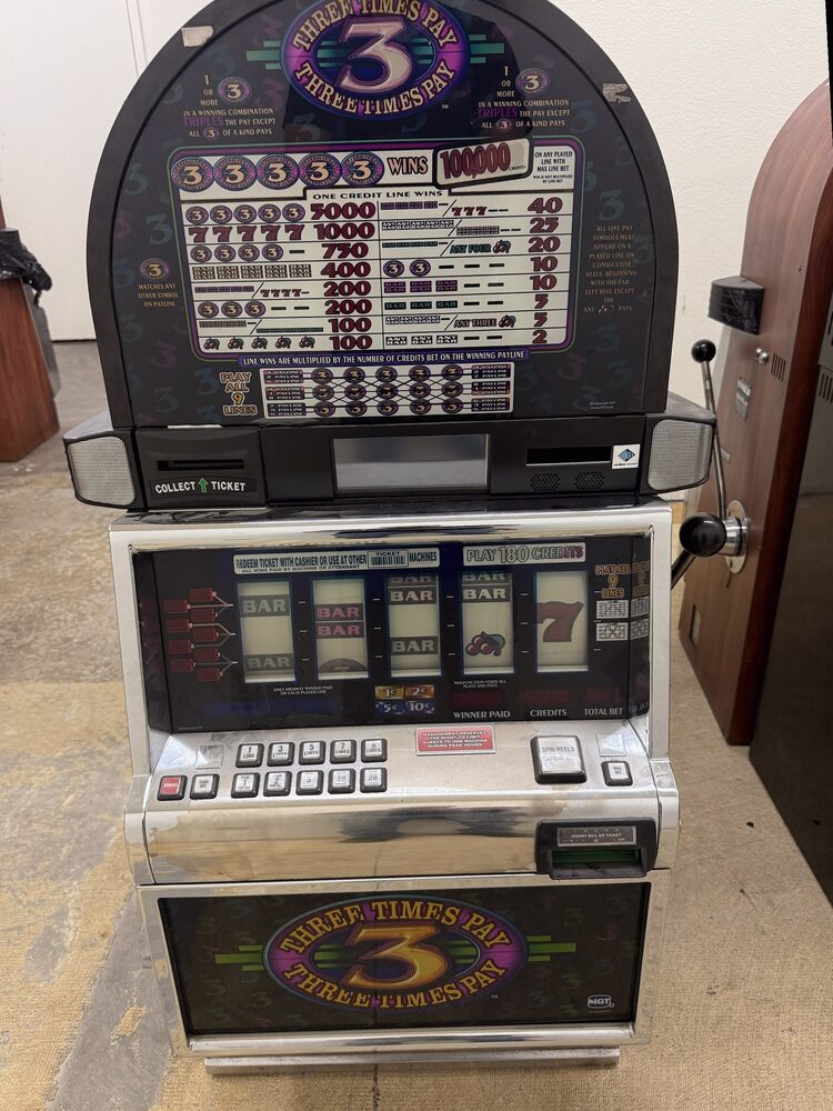 3 Times Pay Mechanical Reel Cabinet